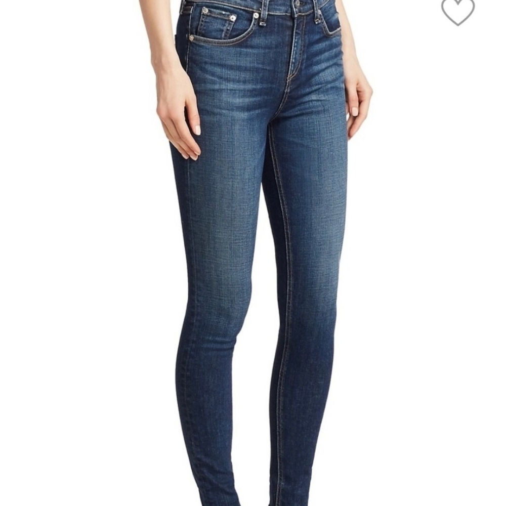 rag & bone Dark Blue Skinny Jeans